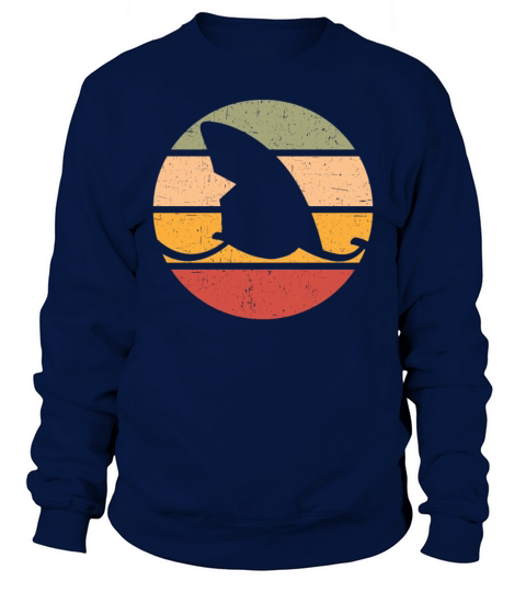 National Retro Day Vintage Old Classic Shark Sweatshirt Unisex