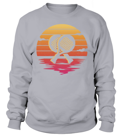 Padel Graphic Vintage Platform Tennis Paddleball Sweatshirt Unisex