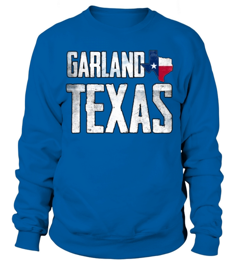 Vintage Garland Texas Flag Sweatshirt Unisex