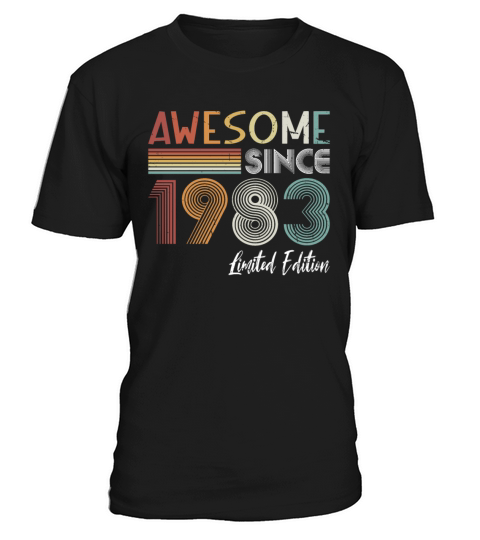40th birthday vintage 1983 awesome since 1983 T-Shirt Unisex
