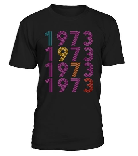 50th birthday vintage 1973 retro vintage style T-Shirt Unisex