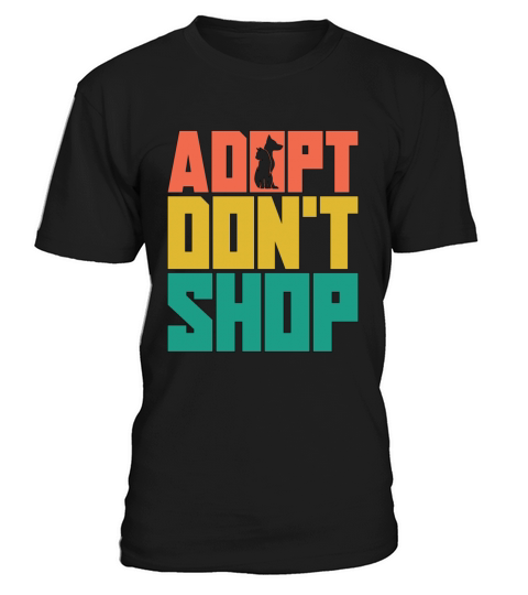 Animal Rescue Adopt Retro Adoption Animal Rescuer T-Shirt Unisex