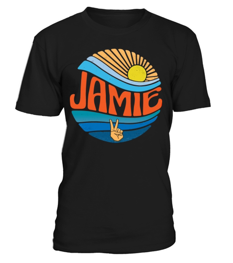 Jamie Shirt Vintage Sunset Jamie Groovy Tie Dye T-Shirt Unisex