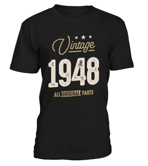 Vintage 1948 - 74th Birthday Retro Classic T-Shirt Unisex