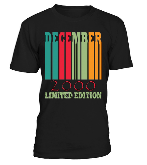 Year of construction 2000 December born gift idea T-Shirt Unisex