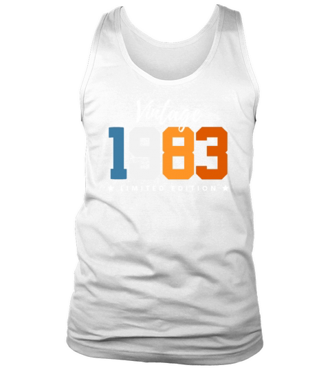 40 Years Vintage 1983 Retro 40th Birthday Tank Top Unisex