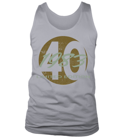 40th birthday men women 40 years 1983 vintage Tank Top Unisex