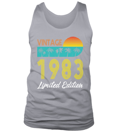 40th birthday vintage 1983 limited edition Tank Top Unisex