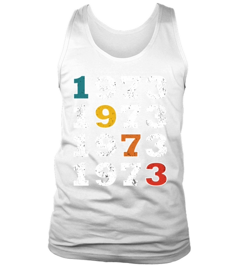 50th birthday vintage 1973 retro vintage style Tank Top Unisex