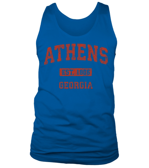 Athens Georgia Vintage Athletic Sports Design Tank Top Unisex
