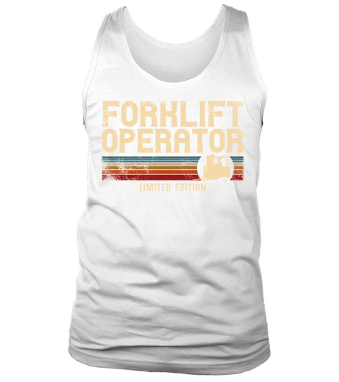 Certified Forklift Truck Operator Tank Top Unisex