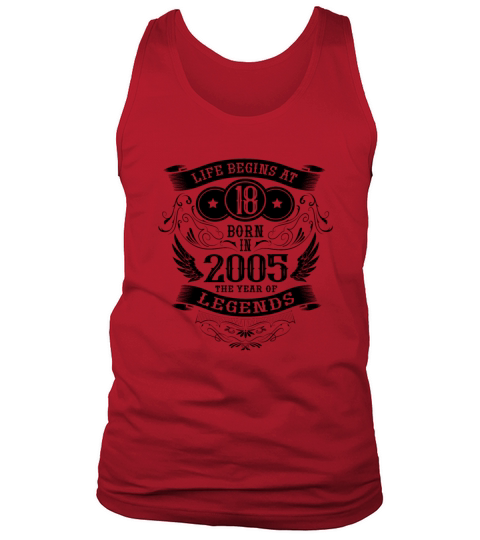Coming of Age Gifts Vintage 2005 Vintage Birthday Tank Top Unisex
