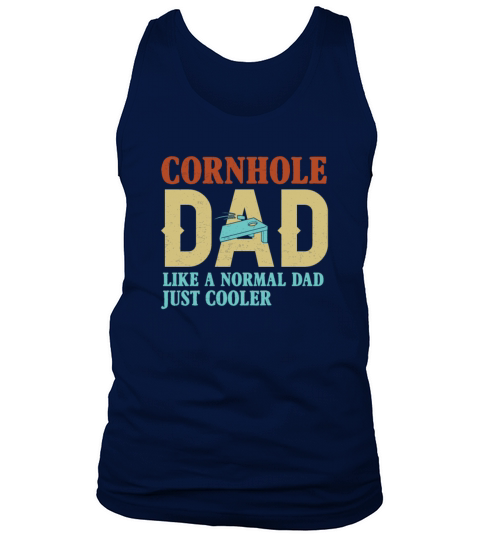 Cornhole Dad like a normal dad just cooler Tank Top Unisex