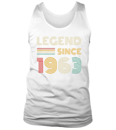 Legend Since 1963 Retro 60th Birthday Gift Tank Top Unisex