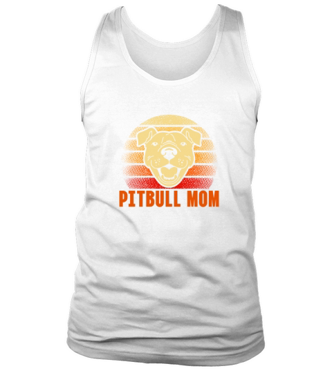 Pitbull Mom Retro Vintage Tank Top Unisex