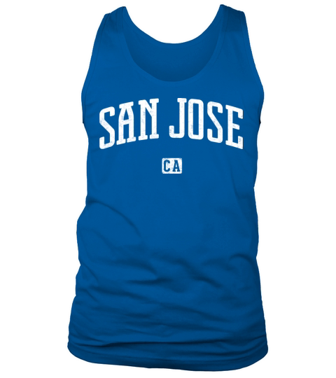 San Jose California Vintage Style Tank Top Unisex