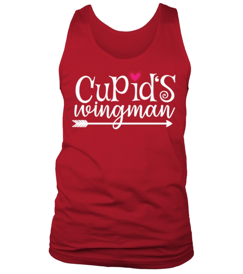 Valentimes Day Cupids Wingman Valentines Day Gift Tank Top Unisex