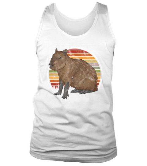 Vintage Capybara Retro Animal Tank Top Unisex