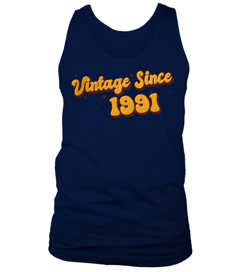 Vintage since 1991 32 Years Old - Groovy 32nd Tank Top Unisex