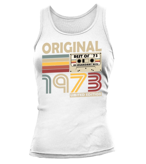50th birthday vintage 1973 original 1973 Tank top Woman