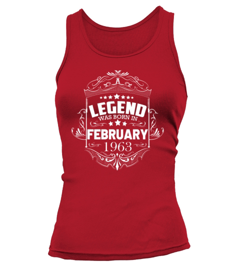 60th Birthday Gifts February 1963 Vintage Sayings Tank top Woman