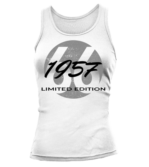 66th birthday men women 66 years 1957 vintage Tank top Woman