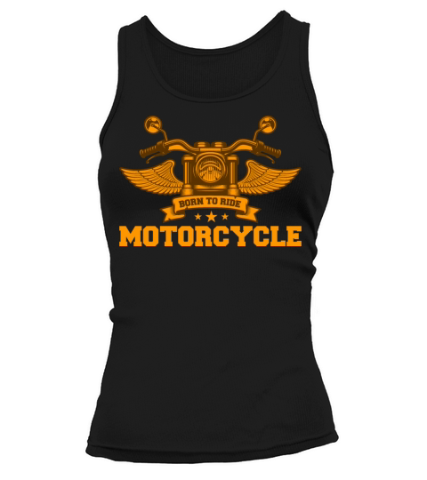 Born Ride Motorcycle Rider Retro Vintage Classic Tank top Woman