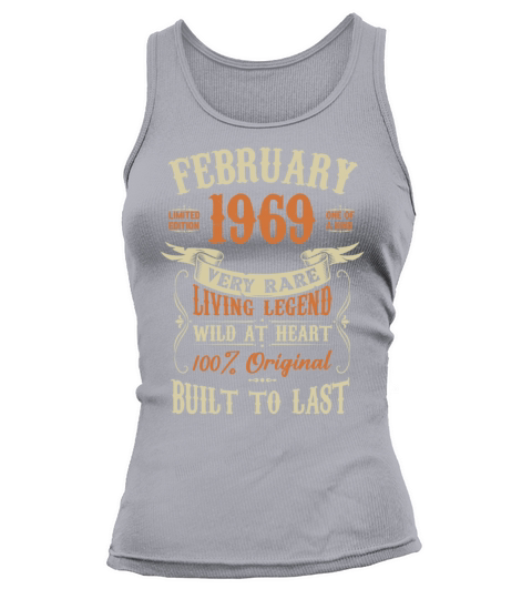 February 1969 Birthday Surprise Tank top Woman