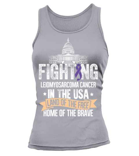 Fighting USA-Leiomyosarcoma Cancer Awareness Shirt Tank top Woman