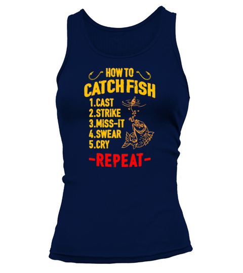 Funny fishing Tank top Woman