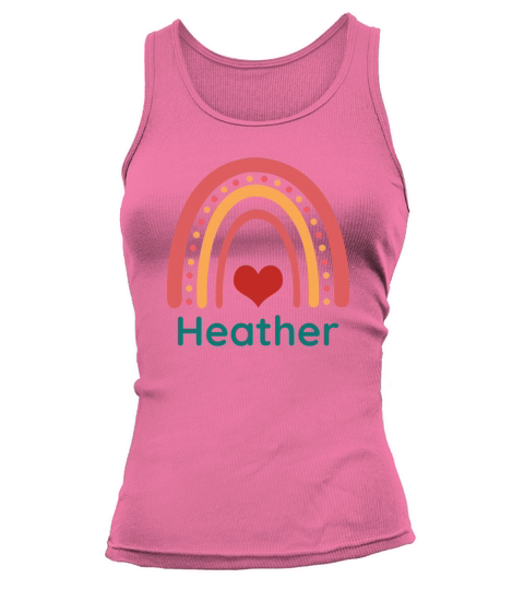 Heather Vintage Boho Rainbow Tank top Woman