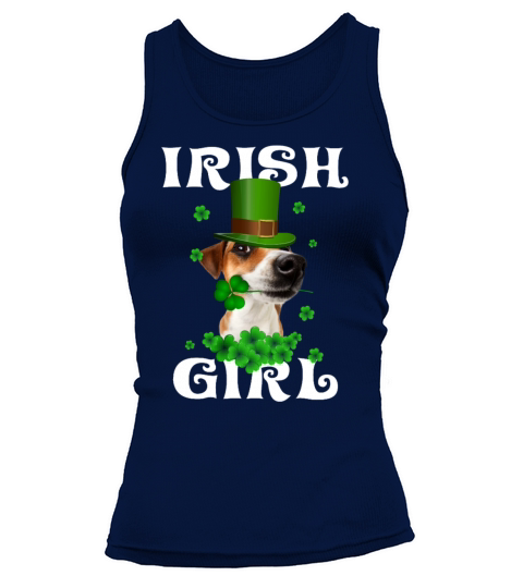 Jack Russell Terrier patricks day gift for her Tank top Woman