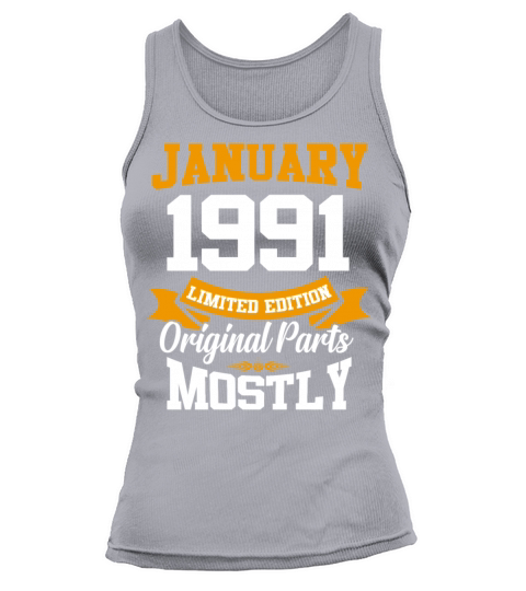 January 1991 Limited Edition Birthday Present Tank top Woman