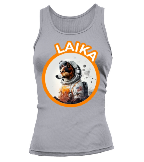 Laika Dog Space product Vintage CCCP Soviet Russia Tank top Woman