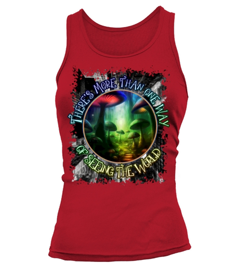 Mushroom Way Mycology Psychedelic Color Tank top Woman