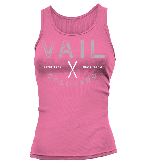 Vail Colorado Graphic Vintage Ski T Tank top Woman