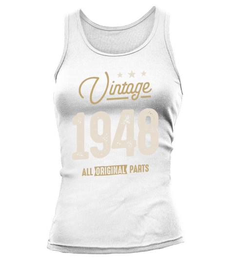 Vintage 1948 - 74th Birthday Retro Classic Tank top Woman