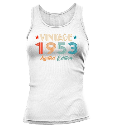Vintage 1953 Limited Edition Birthday Tank top Woman