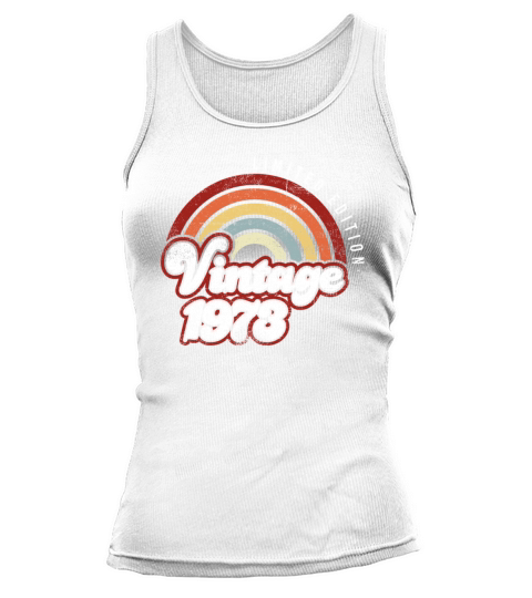 Vintage 1973 48Years Old 48th Birthday Limited Tank top Woman