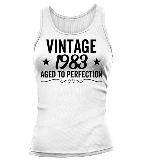 Vintage 1983 Aged To Perfection Tank top Woman