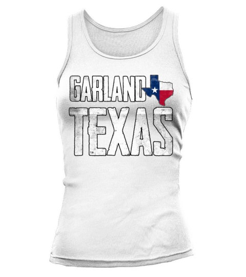 Vintage Garland Texas Flag Tank top Woman