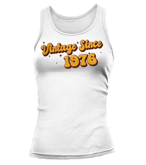 Vintage since 1976 47 Years Old - Groovy 47th Tank top Woman