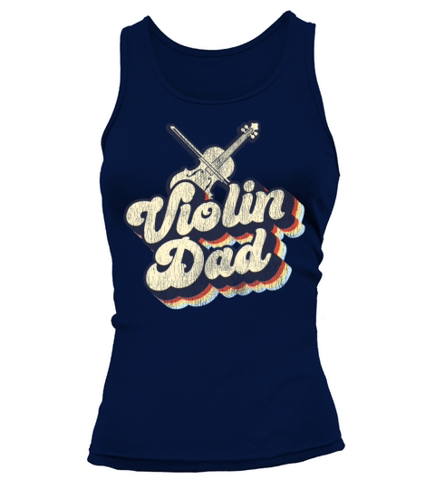 Violin Violinist Dad Retro Vintage Tank top Woman