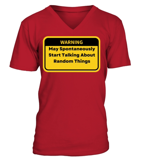 ADHD Joke V-Neck T-shirt