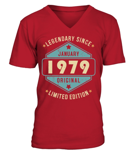 Legendary Since January 1979 Limited Edition V-Neck T-shirt