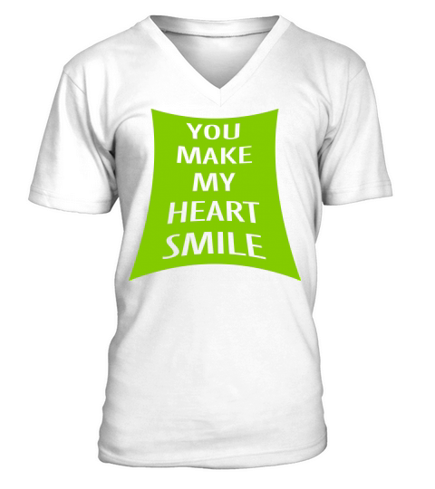 make my heart smile V-Neck T-shirt