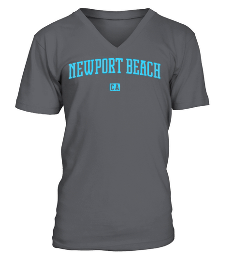 Newport Beach California Vintage V-Neck T-shirt