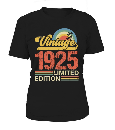 1925 Birthday Gift Vintage Born Made 1925 Retro Su Women's T-Shirt