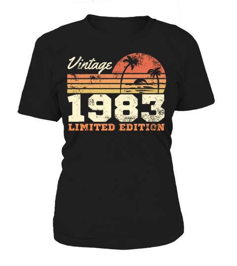 40th Birthday Vintage 1983 Limited Edition Women's T-Shirt