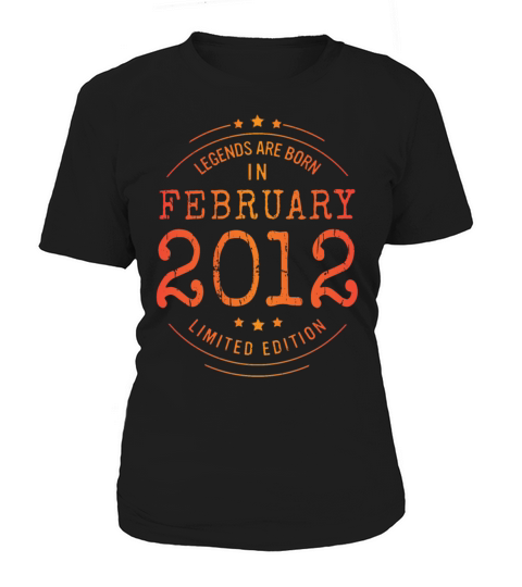 Birthday February 2012 Limited Edition Vintage Women's T-Shirt